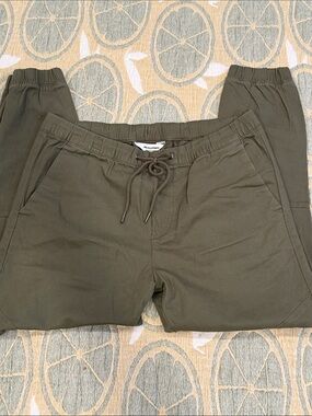 Jack & Jones Olive Green Casual Jogger Pants